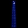 Guirlande de sapin de Noël 320 LED bleu 375 cm 