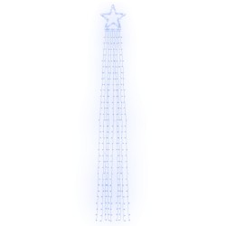 Guirlande de sapin de Noël 320 LED bleu 375 cm 