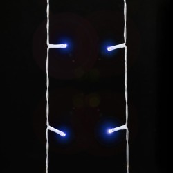 Guirlande de sapin de Noël 320 LED bleu 375 cm 