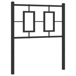 Tête de lit métal noir 80 cm 