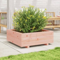 Jardinière 70x70x26,5 cm bois massif douglas 