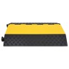 Rampe de protection de câble avec 2 canaux 90 cm caoutchouc 