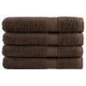 Serviettes de sauna de qualité supérieure SOLUND 4 pcs marron 