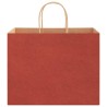 Sacs en papier 50 pcs avec poignées rouge 32x22x24 cm 