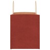 Sacs en papier 50 pcs avec poignées rouge 32x22x24 cm 