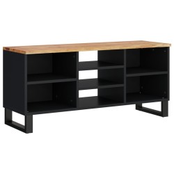 Meuble TV 100x33x46 cm bois d'acacia solide et d'ingénierie 