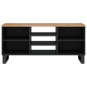 Meuble TV 100x33x46 cm bois d'acacia solide et d'ingénierie 