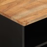 Meuble TV 100x33x46 cm bois d'acacia solide et d'ingénierie 