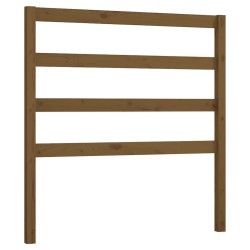 Tête de lit Marron miel 81x4x100 cm Bois massif de pin 
