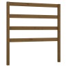 Tête de lit Marron miel 81x4x100 cm Bois massif de pin 