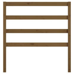 Tête de lit Marron miel 81x4x100 cm Bois massif de pin 