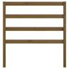 Tête de lit Marron miel 81x4x100 cm Bois massif de pin 