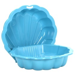 Bacs à sable 2 pcs Bleu 77x87x21 cm Plastique 