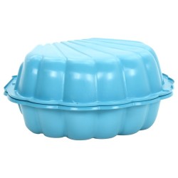 Bacs à sable 2 pcs Bleu 77x87x21 cm Plastique 