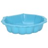 Bacs à sable 2 pcs Bleu 77x87x21 cm Plastique 