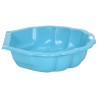 Bacs à sable 2 pcs Bleu 77x87x21 cm Plastique 