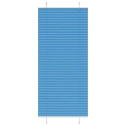 Store plissé bleu 90x200 cm largeur du tissu 89,4 cm polyester 
