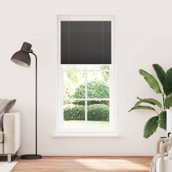Store plissé noir 90x200 cm largeur du tissu 89,4 cm polyester 