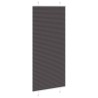 Store plissé noir 90x200 cm largeur du tissu 89,4 cm polyester 
