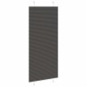 Store plissé noir 90x200 cm largeur du tissu 89,4 cm polyester 