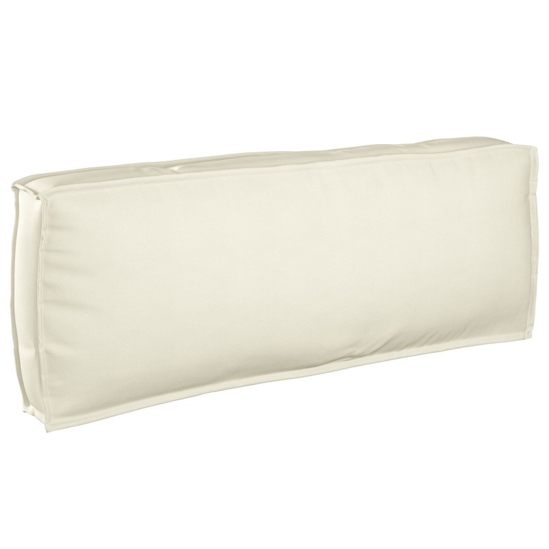 Ensemble de coussins de palette 3 pièces Crème en tissu Oxford 