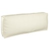 Ensemble de coussins de palette 3 pièces Crème en tissu Oxford 