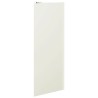 Jardinières 2 pcs blanc triangulaire 30x26x75 cm acier 