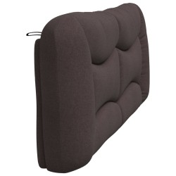 Coussin de tête de lit marron foncé 200 cm tissu 