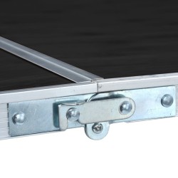 Table pliable de camping Gris Aluminium 180x60 cm 