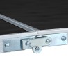 Table pliable de camping Gris Aluminium 180x60 cm 