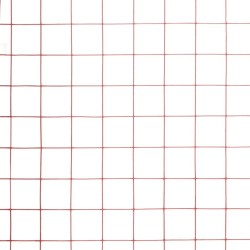 Grillage Acier avec revêtement en PVC 10x1 m Rouge 