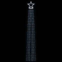 Guirlande de sapin de Noël 320 LED blanc froid 375 cm 