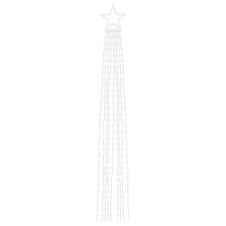 Guirlande de sapin de Noël 320 LED blanc froid 375 cm 