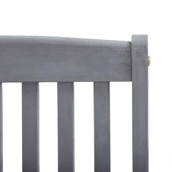 Chaises pliables d'extérieur lot de 6 et coussins Bois d'acacia 