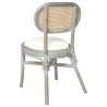 Chaises à manger lot de 4 gris Lin 