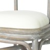 Chaises à manger lot de 4 gris Lin 
