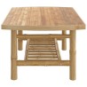 Table basse de jardin 90x55x37 cm bambou 
