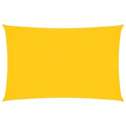 Voile de parasol Tissu Oxford rectangulaire 5x8 m Jaune 