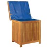 Boîte à coussins d'extérieur 60x50x61 cm bois massif d'acacia 
