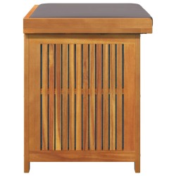 Boîte à coussins d'extérieur 60x50x61 cm bois massif d'acacia 