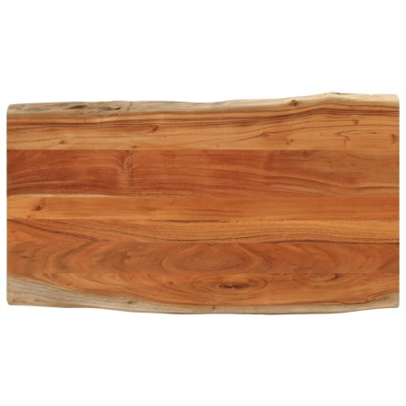 Dessus de table 120x60x2,5cm rectangulaire bois massif d'acacia 