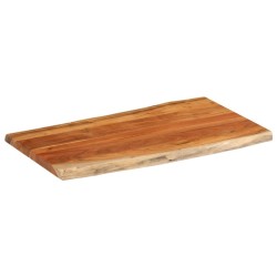 Dessus de table 120x60x2,5cm rectangulaire bois massif d'acacia 