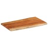 Dessus de table 120x60x2,5cm rectangulaire bois massif d'acacia 