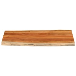 Dessus de table 120x60x2,5cm rectangulaire bois massif d'acacia 