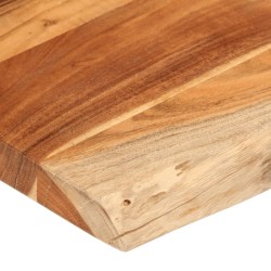 Dessus de table 120x60x2,5cm rectangulaire bois massif d'acacia 