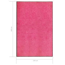 Paillasson lavable Rose 120x180 cm 
