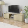Meuble TV Chêne sonoma 120x30x35,5 cm Bois d’ingénierie 