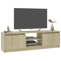 Meuble TV Chêne sonoma 120x30x35,5 cm Bois d’ingénierie 