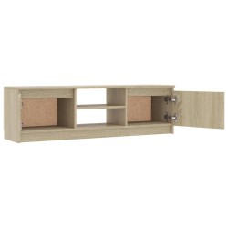 Meuble TV Chêne sonoma 120x30x35,5 cm Bois d’ingénierie 