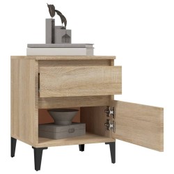 Tables de chevet 2 pcs Chêne sonoma 40x35x50 cm 